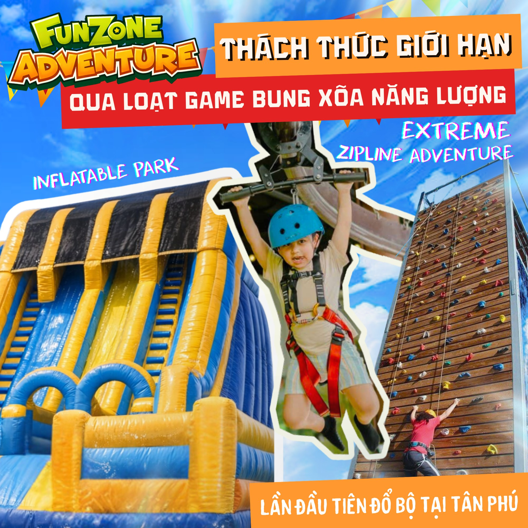 Phá đảo khu Funzone Adventure cực “cháy” tại AEON MALL Tân Phú Celadon hè 2026